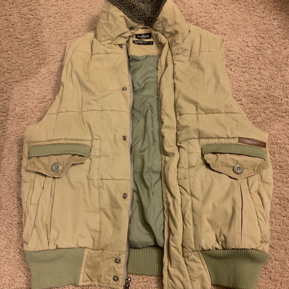 Marc Ecko vintage green vest
